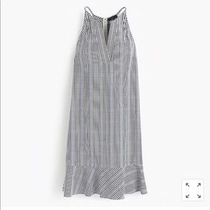J.Crew Flutter Hem Plaid Dress Size 00